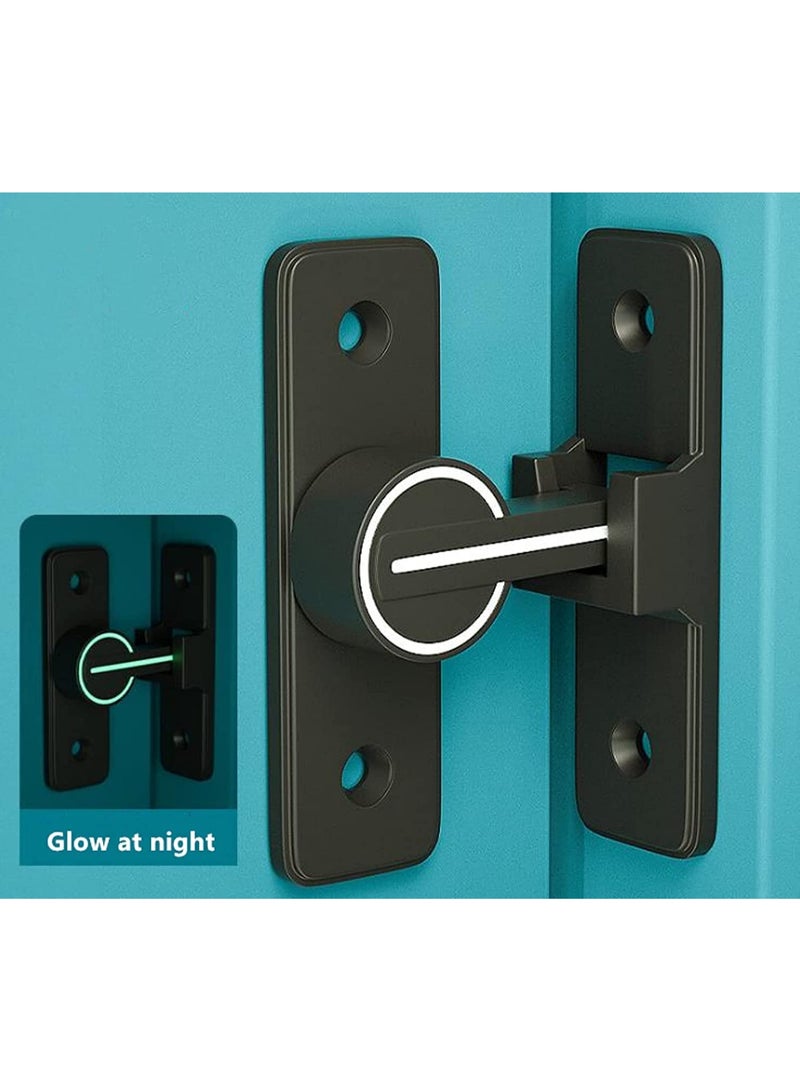 ChicAbode 90 Degree Right Angle Door Lock, Heavy Duty Flip Door Latch, Bolt Lock cam Lock, Door and Window Push-Pull Lock, Rod Bolt barn Push-Pull Door Lock for Bedroom, Garage, Window - Image 3